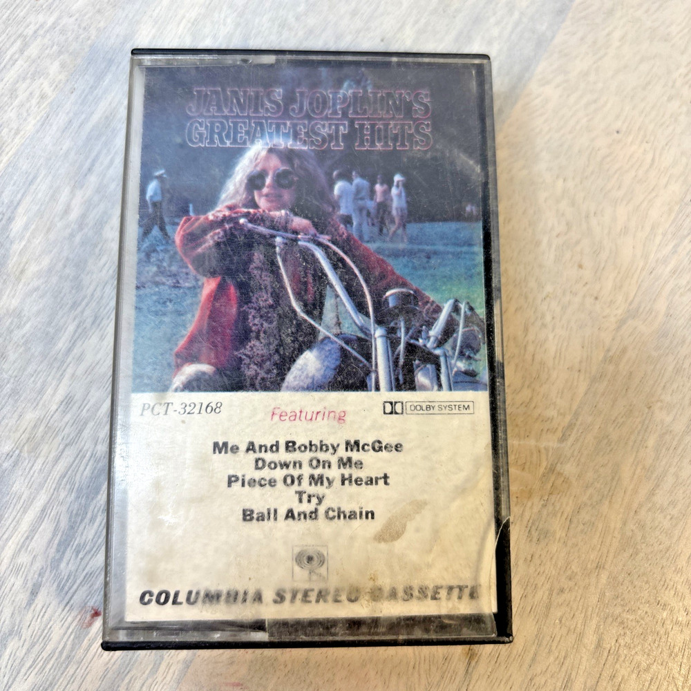 Janis Joplin Greatest Hits Cassette Tape Columbia